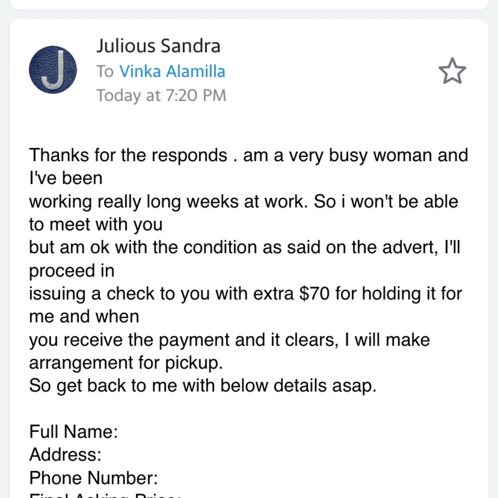Sellers Beware!!!!!!